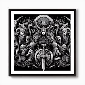 Vikings 1 Art Print