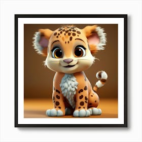Cheetah Cub 8 Art Print