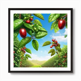 Coffee Plantation 2 Art Print