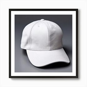 Mock Up Blank Plain Cap Adjustable Fitted Snapback Beanie Canvas Customizable Simple Un (14) Art Print