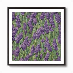 Lavender Field Art Print