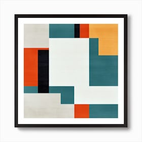 Cubist Dreams: Geometric Marvels Art Print