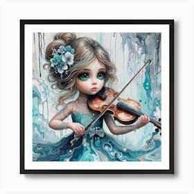 Violin Girl 1 Art Print