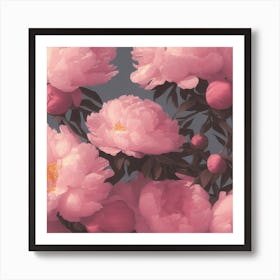 Pink rose Art Print