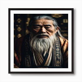 Chinese Old Man Art Print