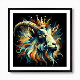 G.O.A.T Art Print