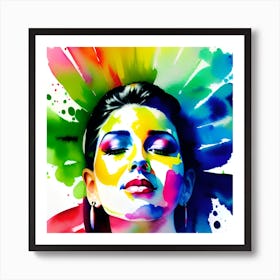 Portrait Of A Woman Art Print