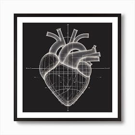 Heart - Medical Illustration Art Print