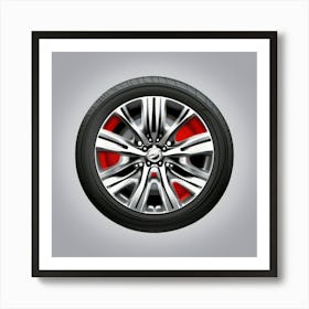 Car Wheel Poster