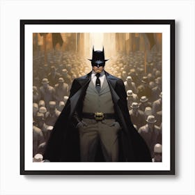 Richardvachtenberg Batman His Voice Loaded Up With Relentless D 66b1bb58 D5cc 4834 9c86 F91b1cc7c7b8 Art Print