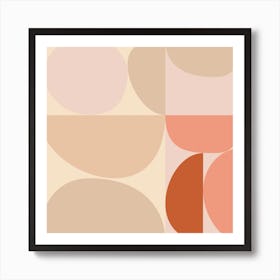 Mid Century 14 Square Art Print