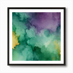 Abstract Watercolor Painting 13 Art Print