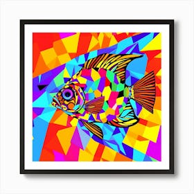 Abstract Fish 3 Art Print