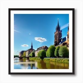 Saarbrücken, Germany Art Print