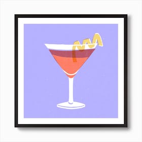 Cosmopolitan Square Art Print