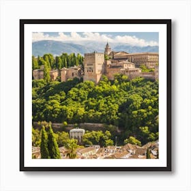 Granada Beautiful Sight Art Print