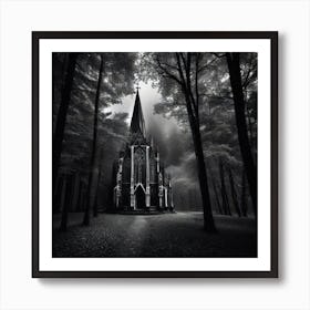 Church In The Woods 1 Art Print