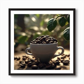 Coffee Beans 141 Art Print