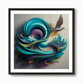 Paper Art Art Print