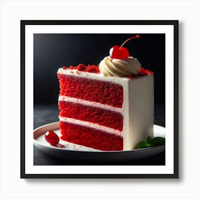 Red Velvet Cake 1 Art Print