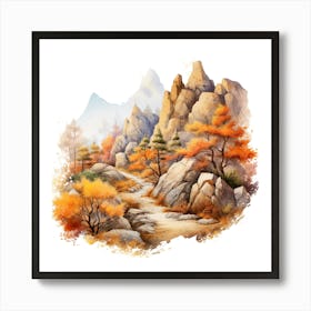 Autumn In The Mountains 1 Art Print