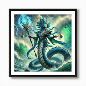 Naga Tidecaller Art Print