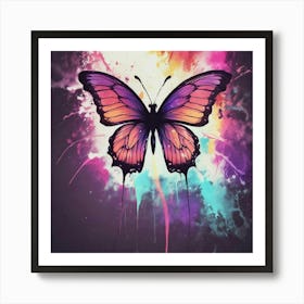 Butterfly Painting 339 Art Print