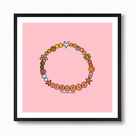 Scorpio Friendship Bracelet Art Print