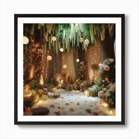 Fairy Forest Wedding Art Print