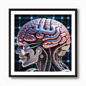 Brain Of A Robot 5 Art Print