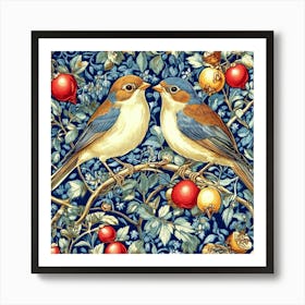 Birds On A Branch Art 30 Art Print