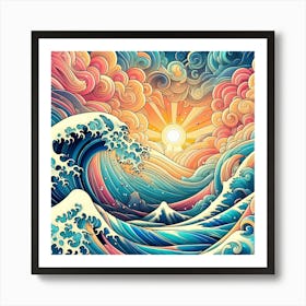 Great Wave Off Kanagawa Art Print