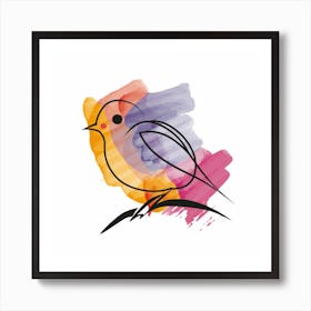 Bird On A Branch 1 Art Print