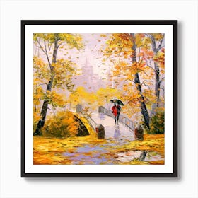 Autumn romance Art Print