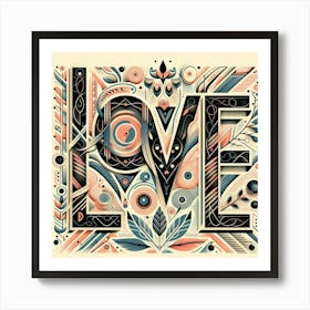 Love 2 Art Print