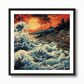 Great Wave Off Kanagawa Art Print