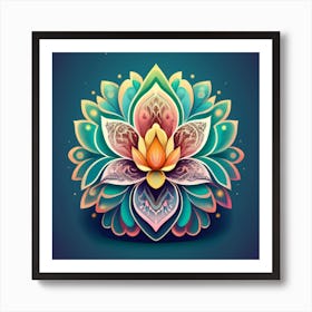 Lotus Flower 27 Art Print