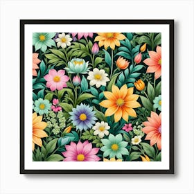 Floral Pattern Art Print