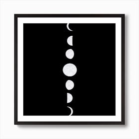 Phases Of The Moon 1 Art Print