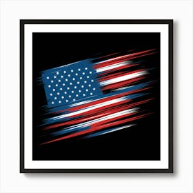 American Flag Art Print