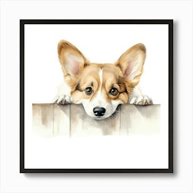 Pembrokeshire Corgi 4 Art Print