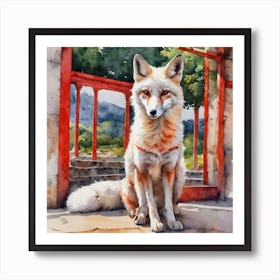 The Tarot Fox Art Print