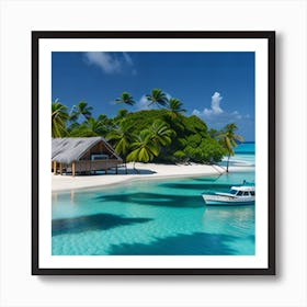 Tropical Island 1 Art Print
