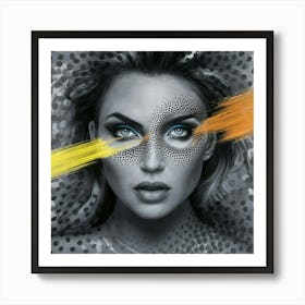 Portrait Of A Woman 1 Art Print