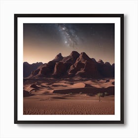 Desert calm Art Print