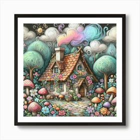 Fairy House 3 Art Print