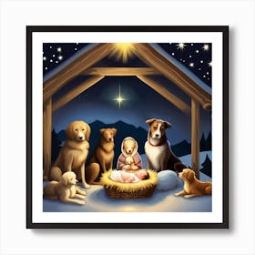 Christmas Nativity Art Print