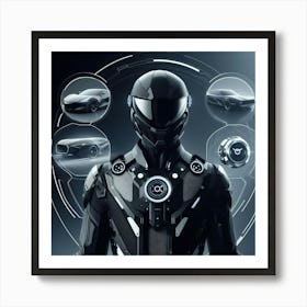 Futuristic Man 212 Affiche