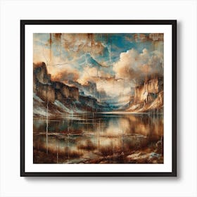 'The Lake' Art Print