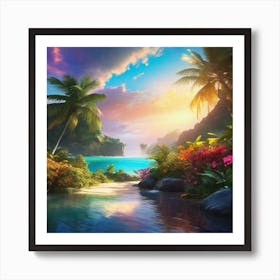 Tropical Paradise 8 Art Print